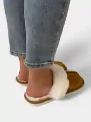 Горчичный тапочки домашние, женские, мужские