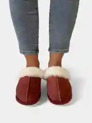 Бордовый тапочки домашние, женские, мужские