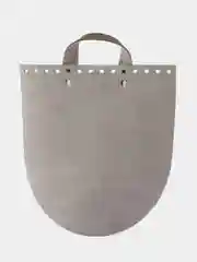 Коричневый клапан с ручкой 22*20 см