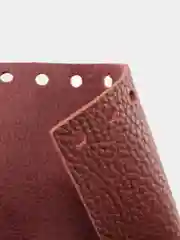 Бордовый крышка клапан экокожа 20*15 см