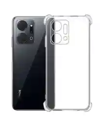 Чехол для Honor X7A, X7 A, Хонор Х7А с усиленными углами, силиконовый, прозрачный