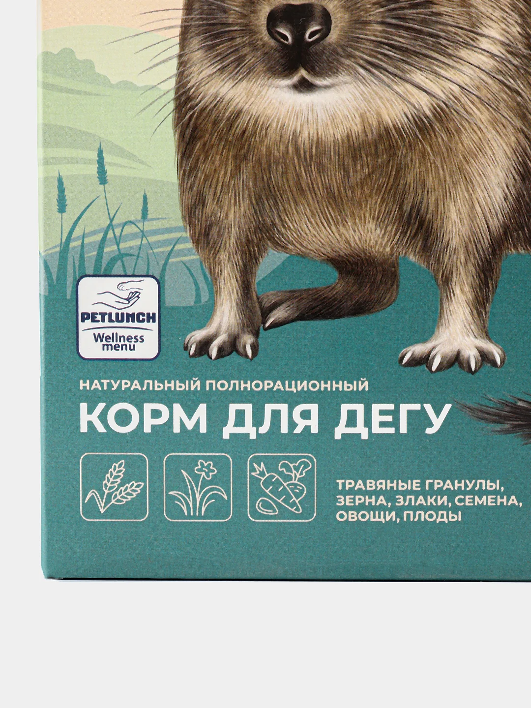 Petlunch Wellness menu полнорационный корм для дегу 400гр