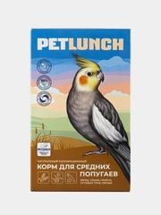 Petlunch Wellness menu полнорационный корм для средних попугаев 500гр