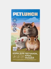 Petlunch Wellness menu полнорационный корм для крыс и мышей 400гр