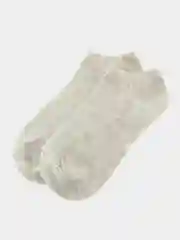 Серый носки женские короткие, набор 10 пар
