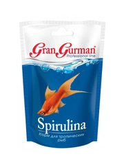 Гранулированный корм для тропических рыб Gran Gurman "Spirulina", пакет, 30 г
