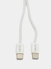 Кабель Type-C-Type-C Mivo MX-15L, нейлоновая оплетка, 1м (для Iphone 15)