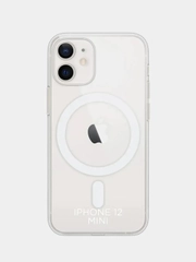 Чехол силиконовый MagSafe для iPhone 11 / 12/ 13/ 14 / 15, прозрачный