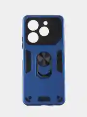 Чехол противоударный Tecno Pova 6 Neo (Техно Пова 6 Нео)с металлической подставкой кольцом