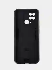 Синий чехол Xiaomi Redmi 10C / Poco C40 противоударный, с металлической подставкой кольцом