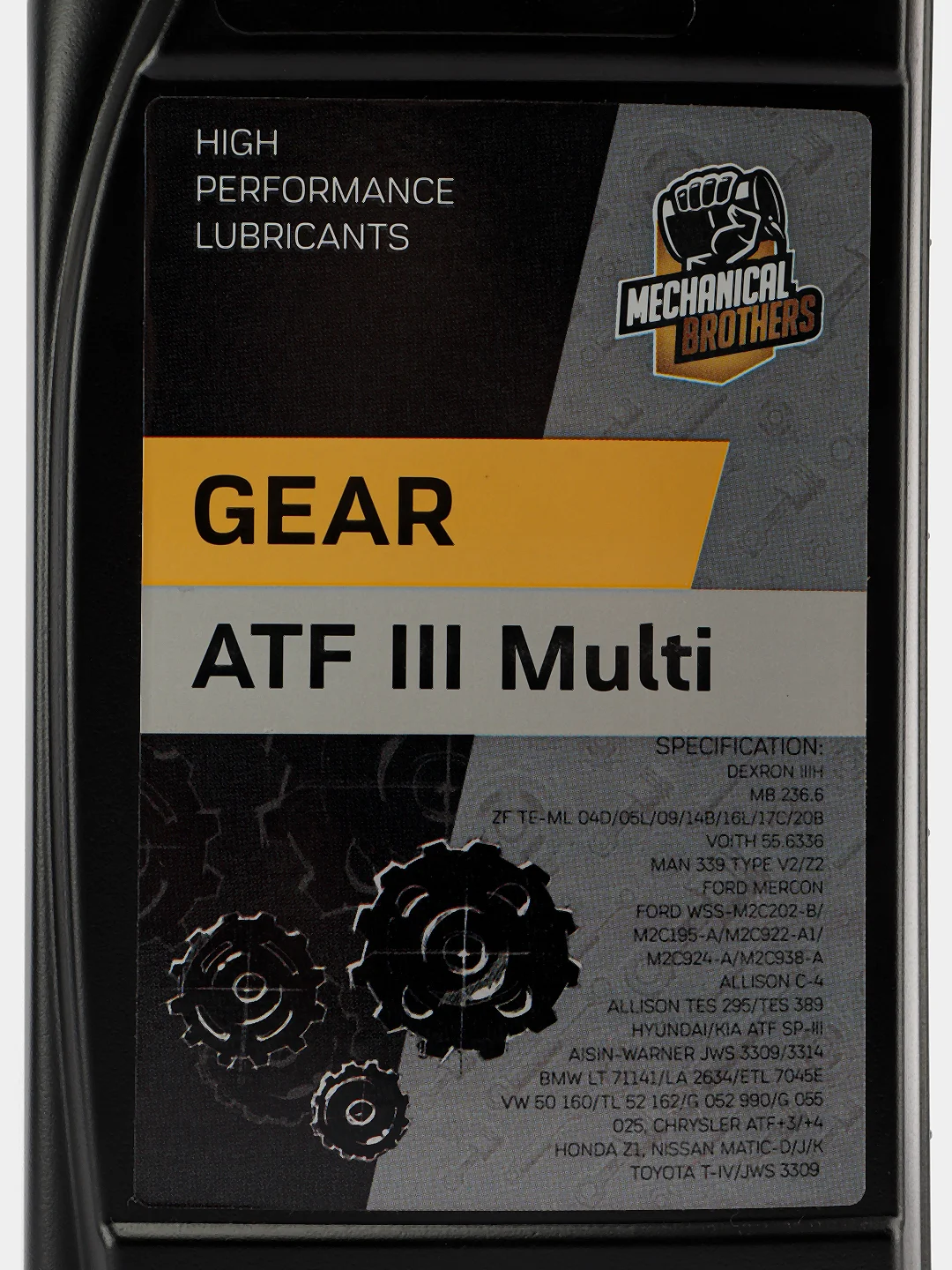 Трансмиссионное масло MECНANICAL BROTHERS GEAR АТF III Multi 1л