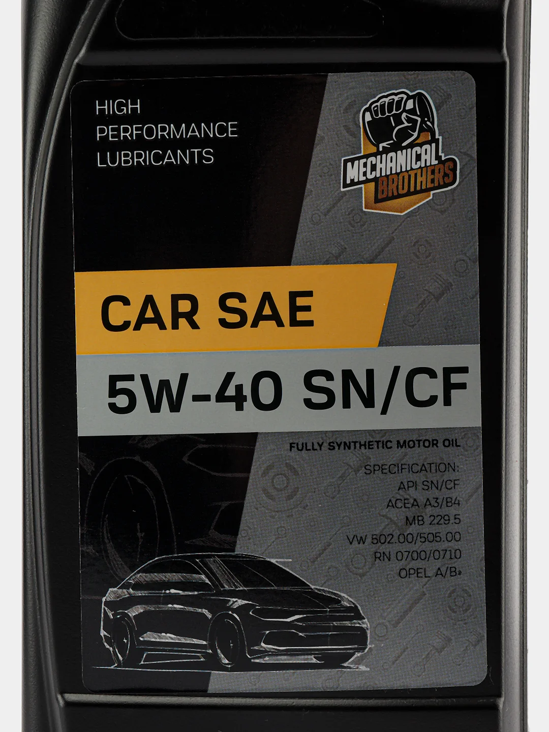 Синтетическое моторное масло MECНANICAL BROTНERS CAR SAE 5W-40 SN/CF 1л