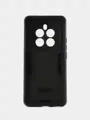 Черный чехол противоударный Realme 12 Pro /Realme 12 Pro +, с  металлической подставкой кольцом