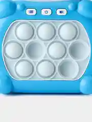 Светло-синий электронный поп ит, интерактивная игрушка антистресс Pop it