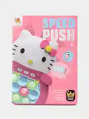 Светло-синий электронный поп ит, интерактивная игрушка антистресс Pop it