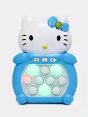 Светло-синий электронный поп ит, интерактивная игрушка антистресс Pop it