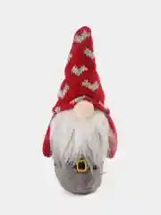 Красный фигурка новогодний Гном 17см
