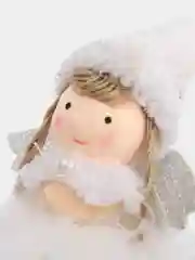 Серый новогодние елочные игрушки Феи набор на елку 2 шт
