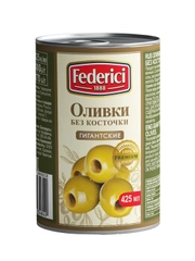 Оливки Гигантские без косточки FEDERICI, 400г