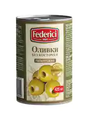 Оливки Гигантские без косточки FEDERICI, 400г