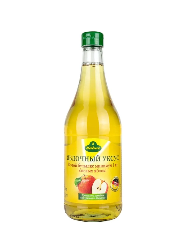 Уксус яблочный KUHNE Apple vinegar 5%, 750мл