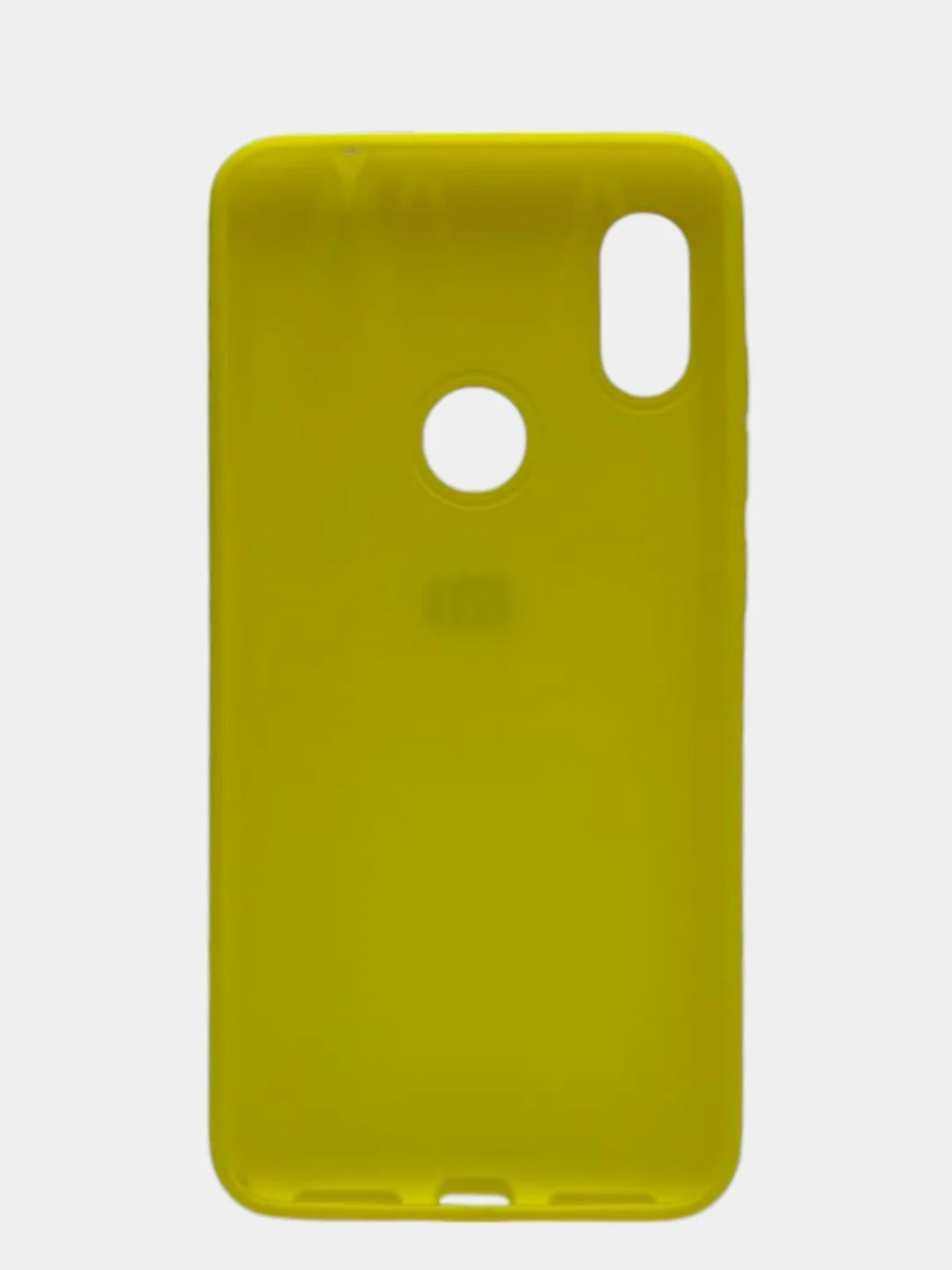 Желтый силиконовый чехол для Xiaomi redmi note 6 Pro