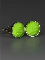 Запонки NEON со вставкой из ткани