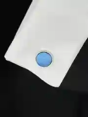 Запонки NEON со вставкой из ткани