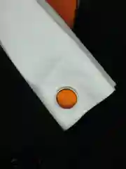Запонки NEON со вставкой из ткани