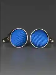 Запонки NEON со вставкой из ткани