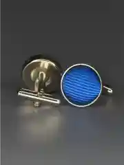 Запонки NEON со вставкой из ткани