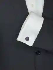 Запонки со вставкой из ткани