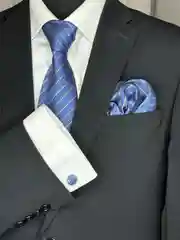 Запонки со вставкой из ткани
