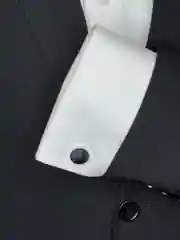 Запонки со вставкой из ткани