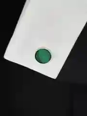 Запонки NEON со вставкой из ткани
