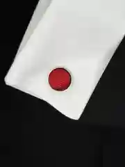 Запонки NEON со вставкой из ткани