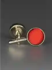 Запонки NEON со вставкой из ткани