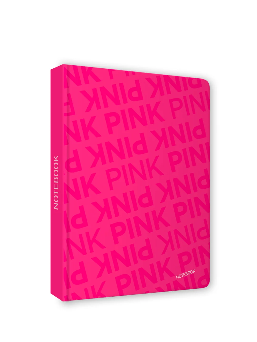 Фуксия блокнот в клетку толстый 168 листов А5, серый/розовый Total Grey/Total Pink. Проф-Пресс