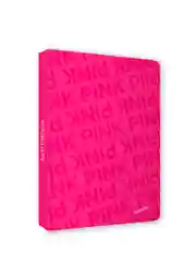 Фуксия блокнот в клетку толстый 168 листов А5, серый/розовый Total Grey/Total Pink. Проф-Пресс