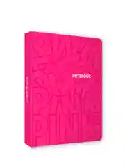 Конфетный блокнот в клетку толстый 168 листов А5, серый/розовый Total Grey/Total Pink. Проф-Пресс