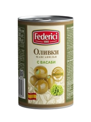 Оливки с васаби FEDERICI, 292г