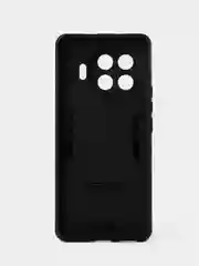 Черный чехол противоударный Tecno Spark 20 Pro + Plus с металлической подставкой кольцом