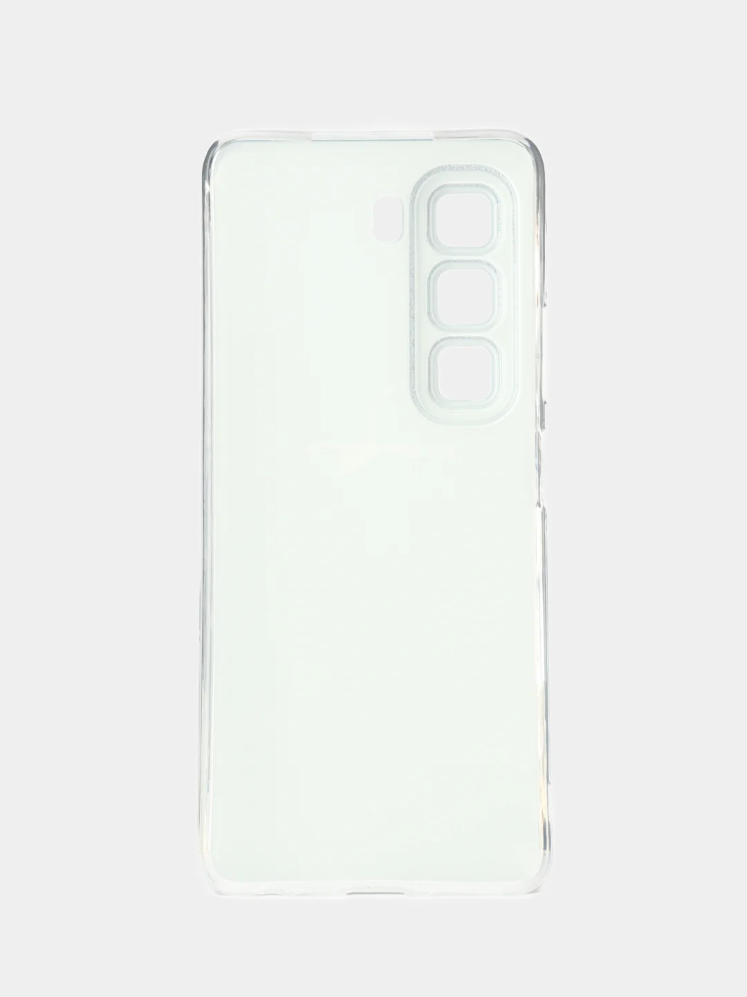 Разноцветный чехол на Infinix Hot 50 4G / Инфиникс Хот 50 4G прозрачный, с принтом, защита камеры