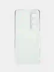 Тёмно-коричневый чехол на Infinix Hot 50 4G / Инфиникс Хот 50 4G прозрачный, с принтом, защита камеры