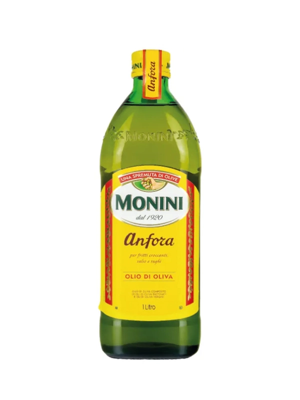 Масло оливковое Monini Anfora рафинированное, с добавлением нерафинированного, 1000мл