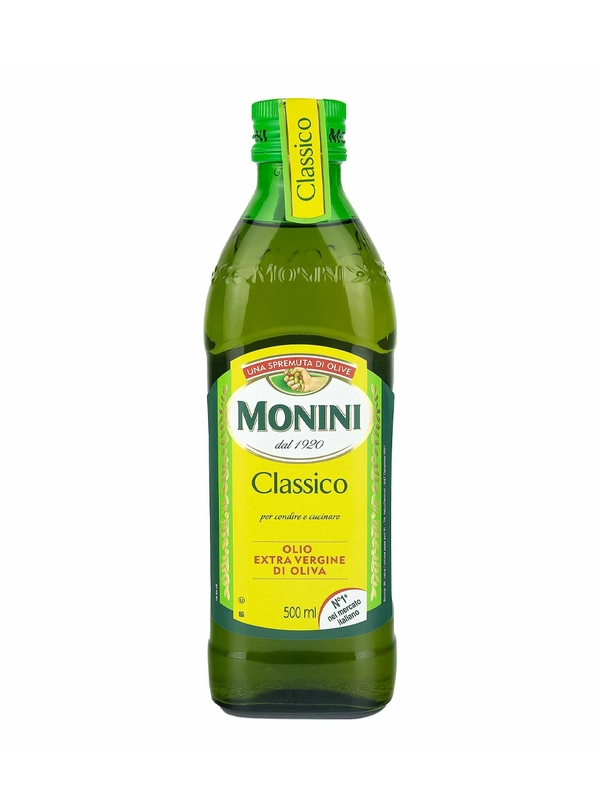 Масло оливковое Monini Classico Extra Virgin нерафинированное, высшего сорта, 500мл