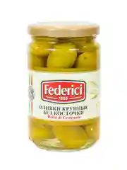 Оливки крупные без косточки FEDERICI “Bella di cerignola”, 300г