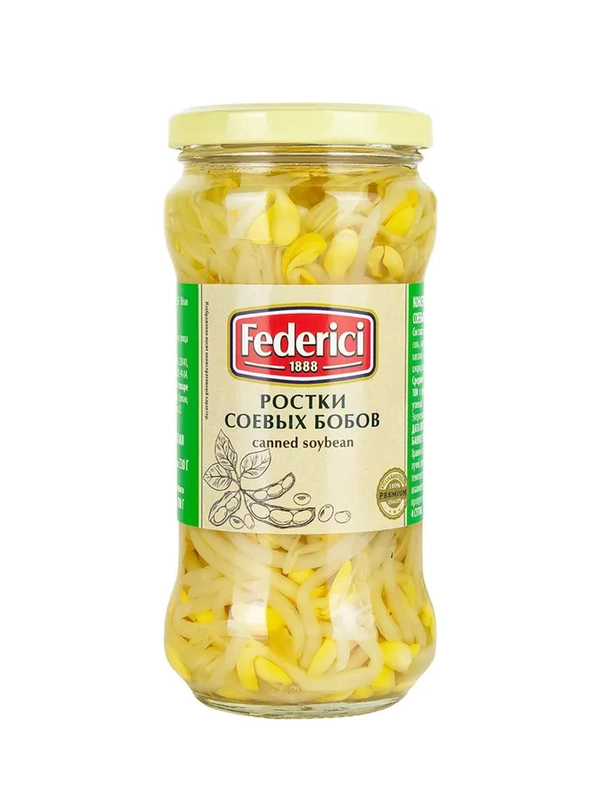 Ростки соевых бобов FEDERICI, 370мл