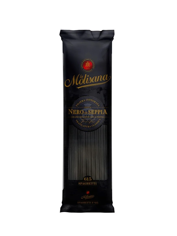 Макаронные изделия La Molisana №15 SPAGHETTI AL NERO (с чернилами каракатицы), 500г