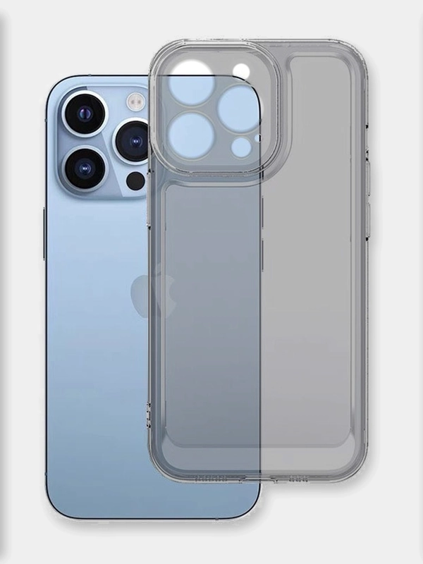 Чехол для iPhone, Айфон 7, 11, 12, 13, 14, 15, XR, Pro, Max, прозрачный и чёрный